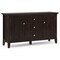Bedford Sideboard Buffet Solid Wood Storage 3 Drawers 2 Cabinets Adjustable Shelves